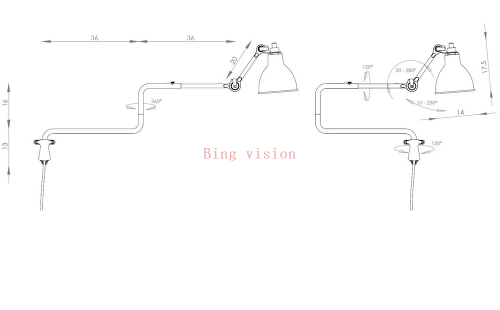 

Nordic Classic adjustable modern industrial Long swing arm black wall lamp sconce vintage E27 lights for Bathroom bedroom foyer