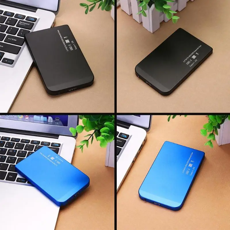 VKTECH алюминиевый сплав 2," USB 3,0 на SATA внешний жесткий диск Корпус HDD чехол 5 Гбит/с HDD корпус высокоскоростной SSD коробка