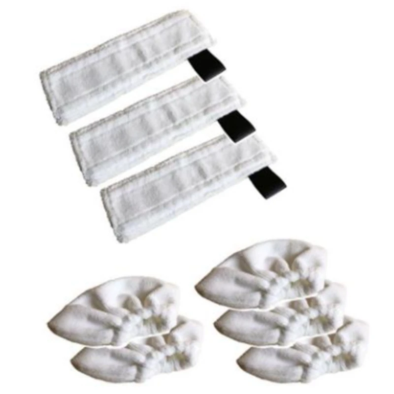 

Floor Mop Cloth Brush Cover Cleaning Pad for Karcher SC2 SC3 SC4 SC5 Steam Cleaner 8PCS