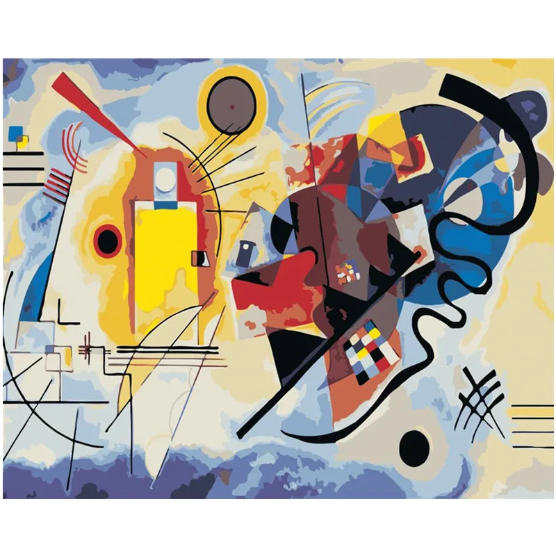 Картина по номеру DIY дропшиппинг большой размер абстрактная цветная картина