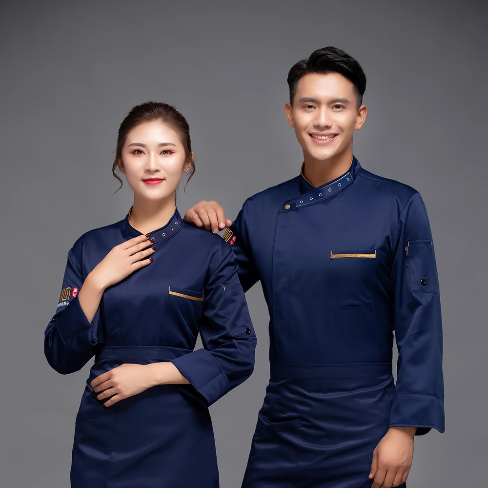 Куртка для шеф повара верхняя одежда с длинным рукавом кухни пищевой сервис