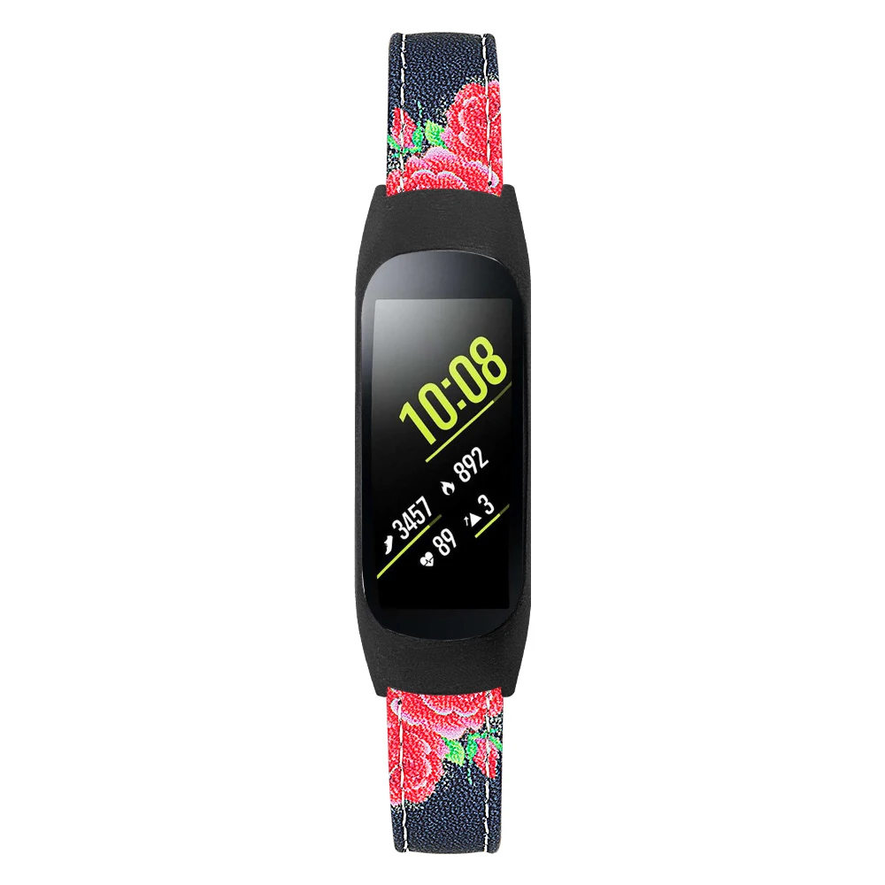Подлинный классический кожаный ремешок для samsung galaxy fit-e SM-R375 ремешок с чехлом с пряжкой Шестерня классические ремешки бизнес-часы