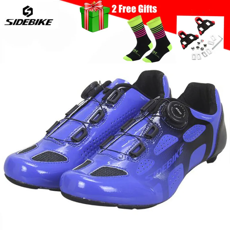 

Обувь для велоспорта Sidebike, мужские кроссовки для шоссейного велосипеда, обувь с самоблокирующимся покрытием из углеродного волокна, Ультра...