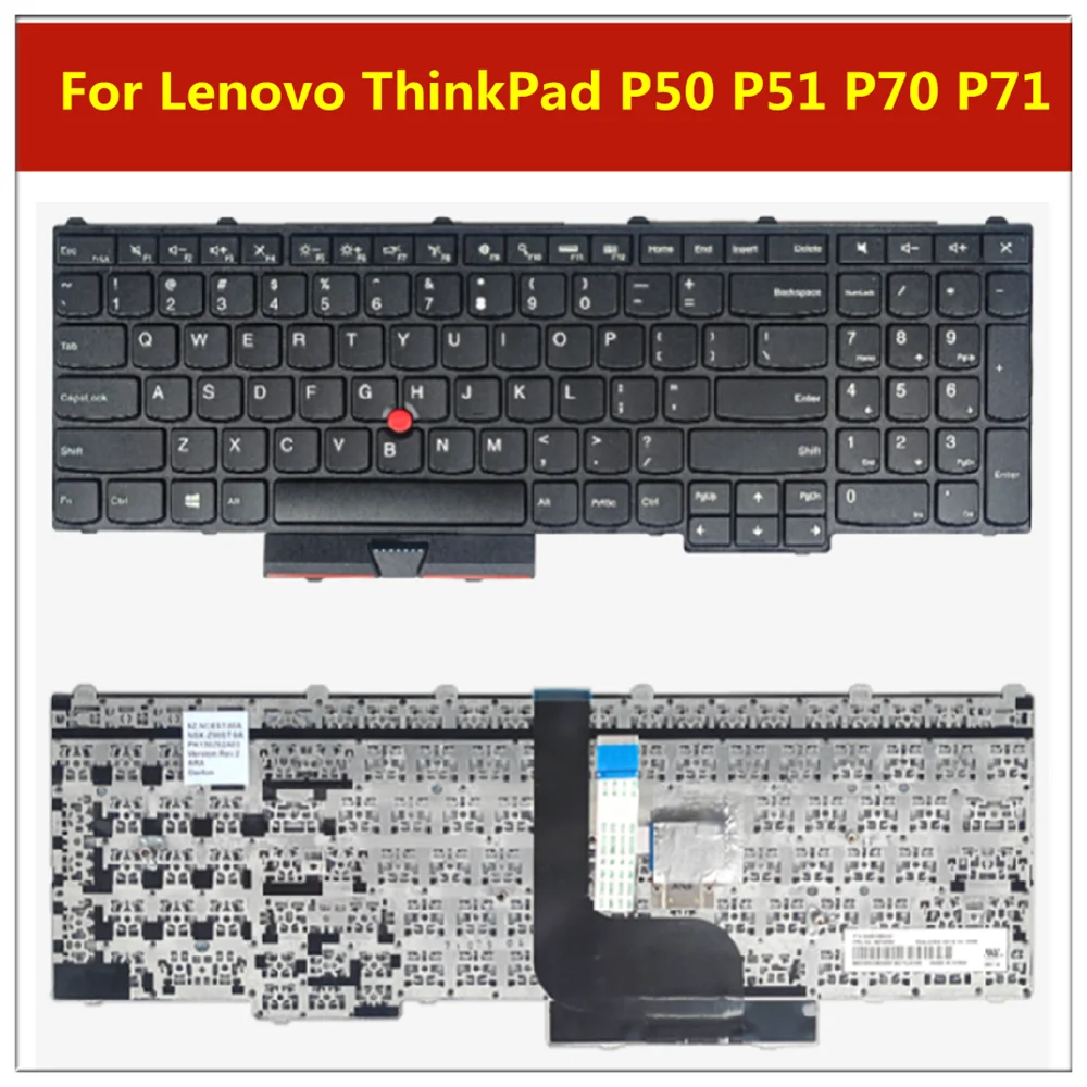 

Новая Оригинальная клавиатура для ноутбука Lenovo ThinkPad P50 P51 P70 P71