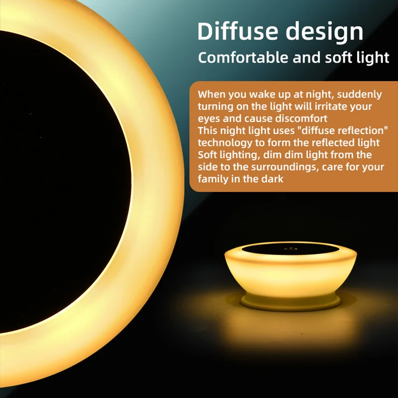 Herepow коридор инфракрасные светодиодные лампы магнитная Ночная лампа умный дом