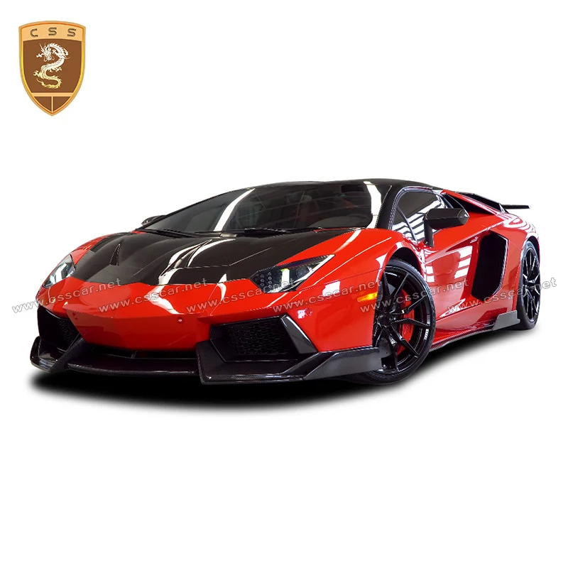 Двойная Передняя крышка из углеродного волокна подходит для Lamborghini автомобиля