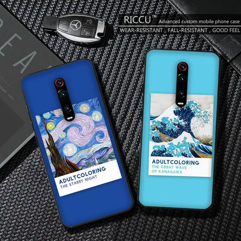 Чехол для телефона Van Gogh Pantone Aesthetic для Redmi note 4 4X 5 5A 6 Pro 7 8 8T 9Pro Max 10 10X pro.