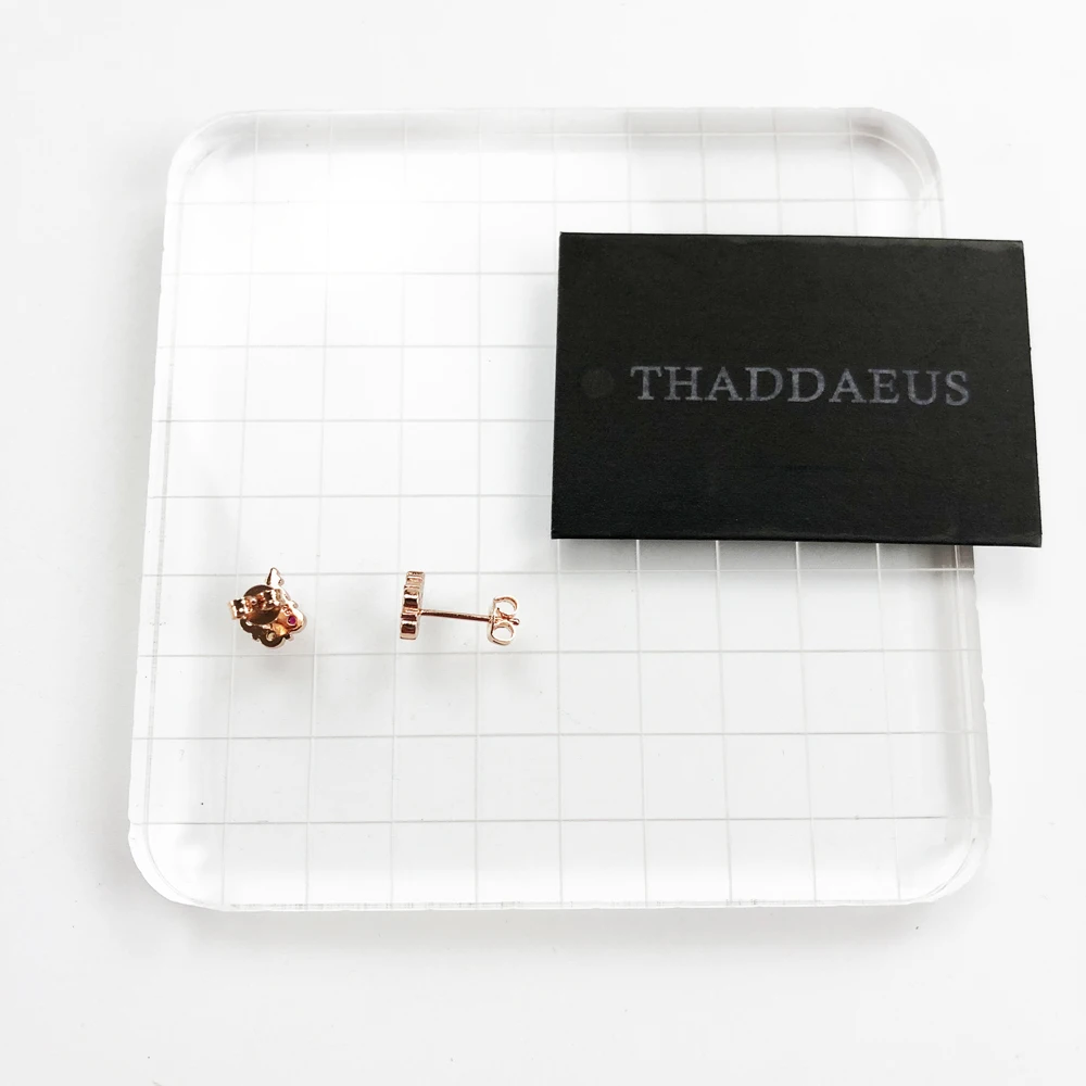Серьги-гвоздики с королевским цветком, Томас Богемия Гламурная мода хорошее Ювелирное Украшение для женщин, Ts подарок из 925 пробы серебра, Супер предложения