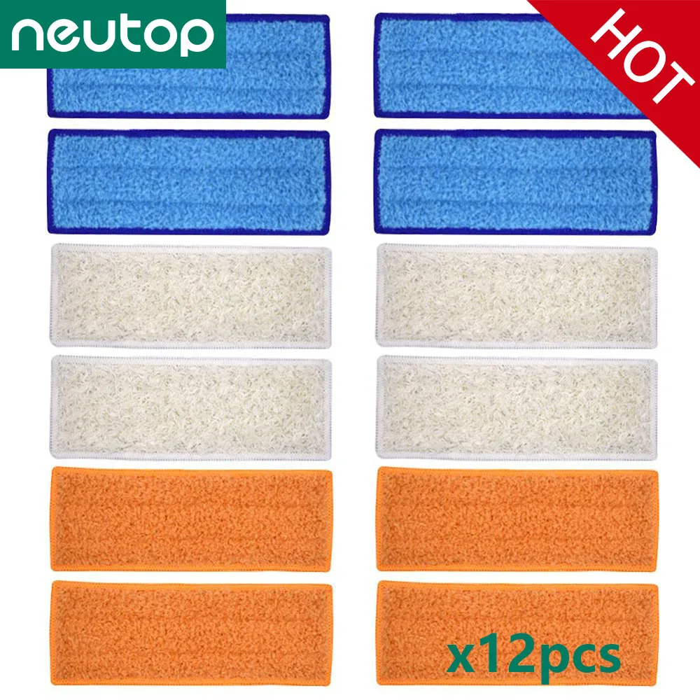 Washable Mopping Pad for iRobot Braava 200 Series 240 241 245 250 Robots Reusable Spare Parts Replacement Kit