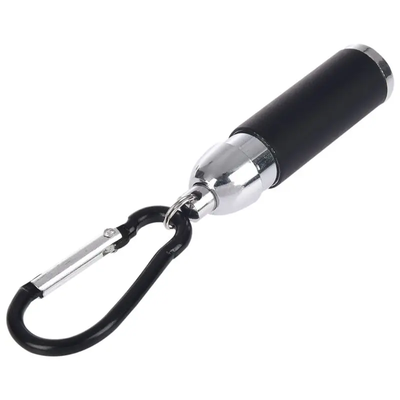Ультра яркий светодиодный светильник для кемпинга мини фонарь брелок черный 2