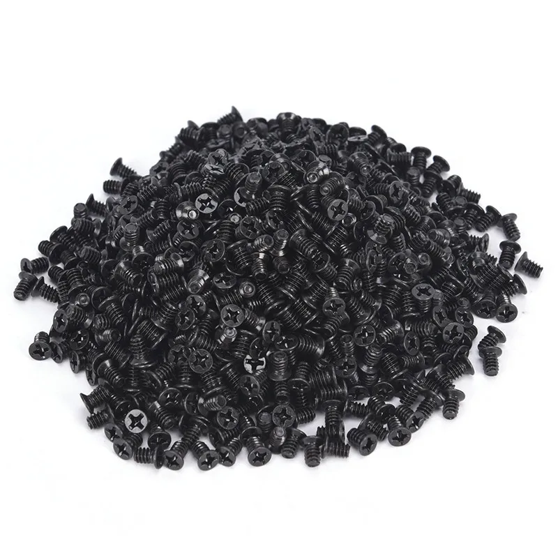 

100pcs /pack Black 3.5" Hard Drive Tray Computer Chassis Hard Disk Black Screw Computer Chassis Hard Disk Screw For PC Computer