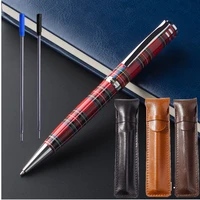 unique design metal ballpoint pen embossing pattern with brand refill metal slim unisex branded pens luxury writing pens
