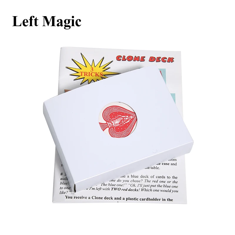 Tarjeta de baraja para clonar, accesorios para trucos de magia, Magie para mago, accesorios de primer plano, accesorios para trucos, c&oacute;mics-0