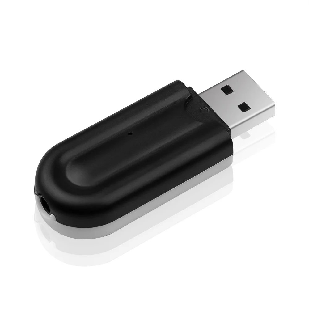 USB адаптер беспроводной автомобильный AUX 2 в 1 Bluetooth V5.0 аудио приемник 3 5 мм разъем