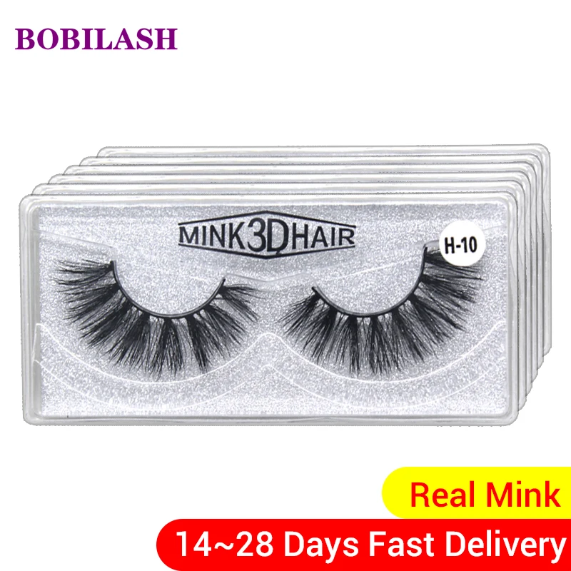 

BOBILASH оптовая продажа ресниц 5/10/30 пар 3D норковые модные ресницы натуральный мягкий макияж ресницы ручной работы оптом