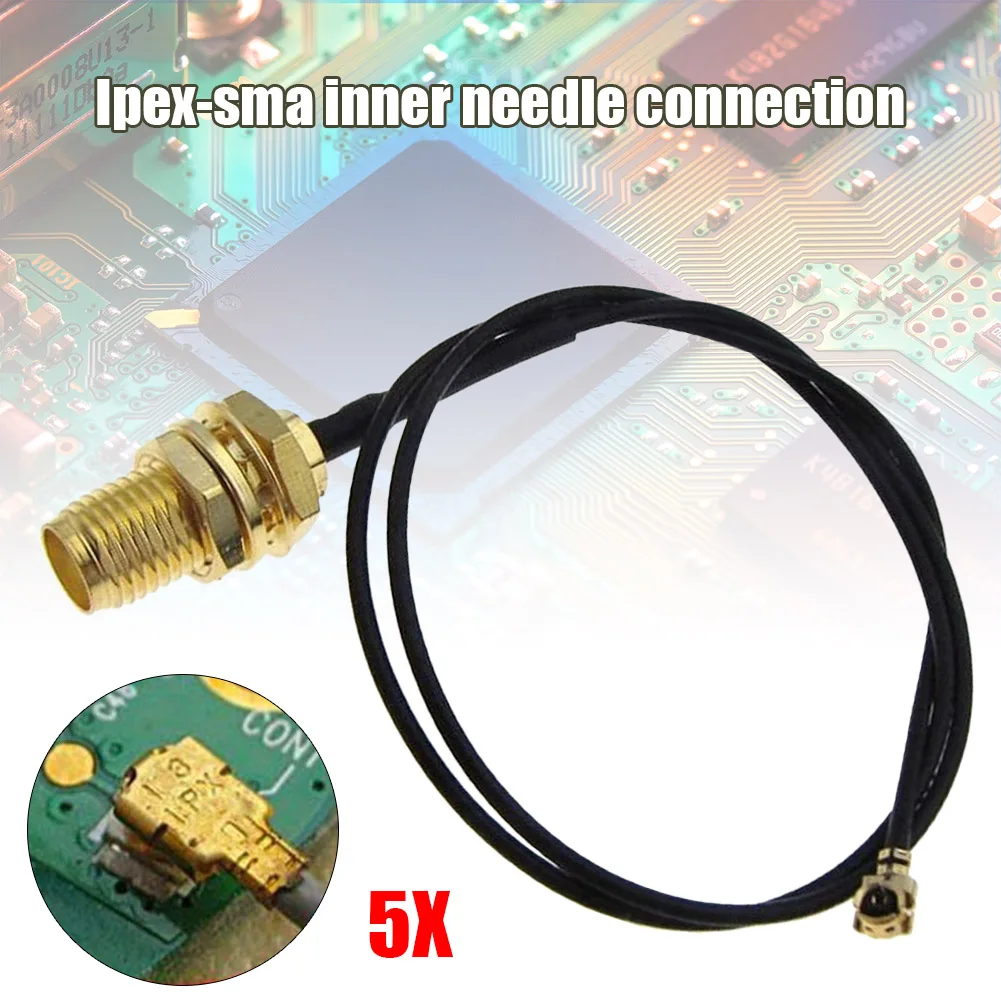 5 шт./комплект удлинитель UFL к RP SMA разъем антенна WiFi кабель Pigtail IPX RP-SMA 1 13 SNO88 |