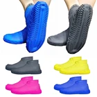 1 пара Силиконовое противоскользящее покрытие Водонепроницаемый бахилы многоразовые сапоги для дождливой погоды, мотоцикл велосипед галоши для мужчин женская обувь босоножки-дождевики