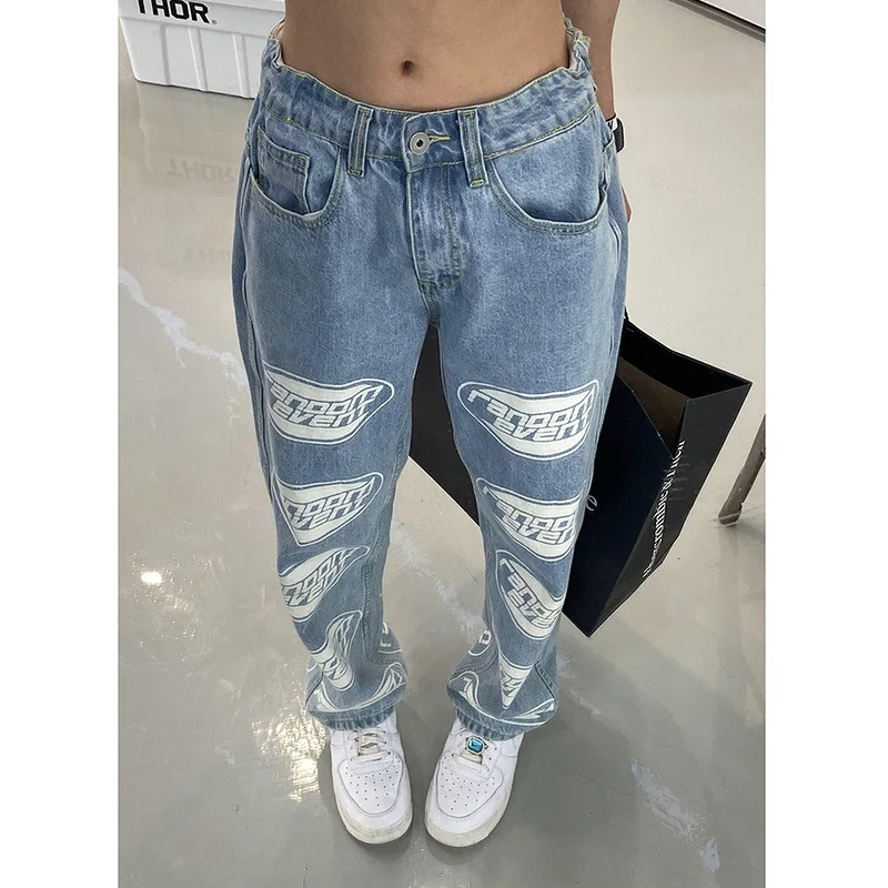 

Size Women Jeans Pants High Waist Mom Ripped Jeans 2021 Stright Trousers biggorange Pants Female Women's Jeans Large