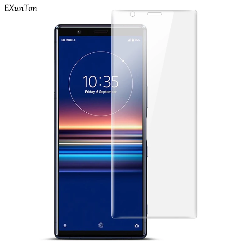 Мягкая защитная пленка из ТПУ для Sony Xperia 5 Гидрогелевая защита 3D полное покрытие