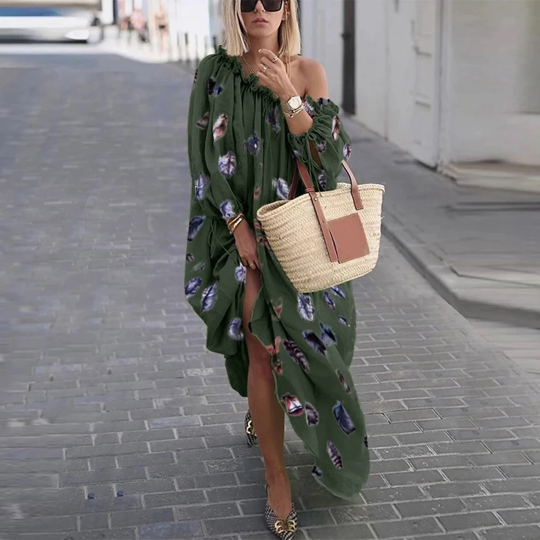 Большие размеры 5xl элегантное женское Макси платье с вырезом лодочкой 2019 Новое