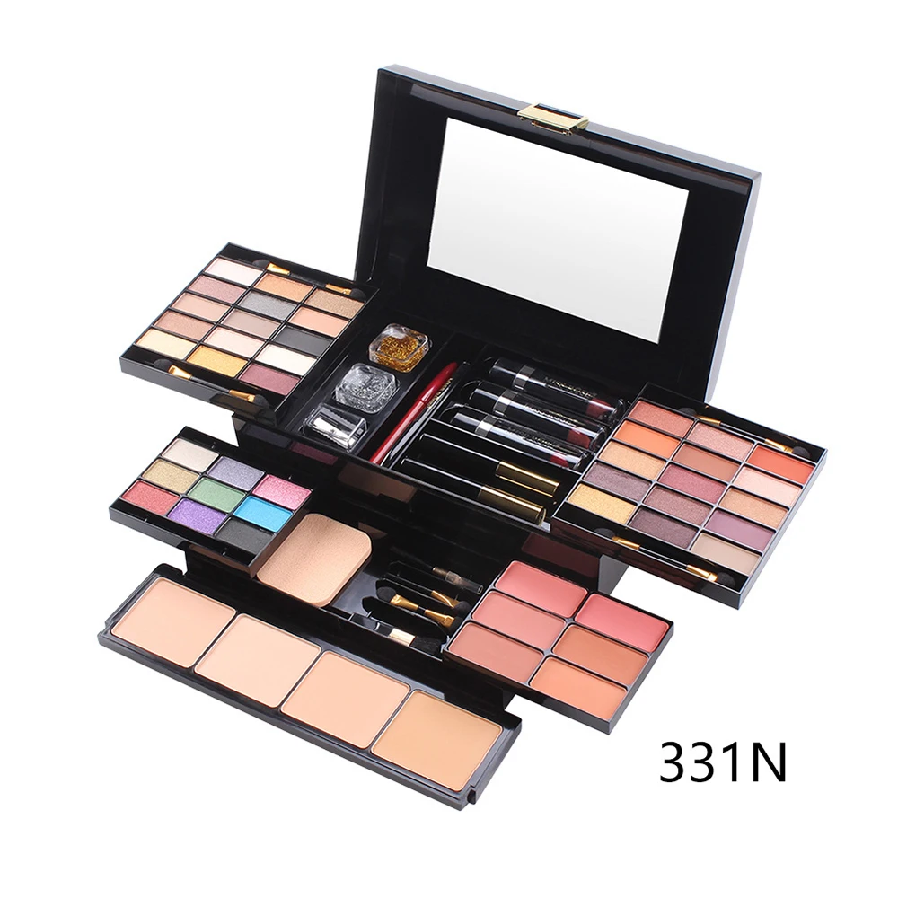 

Professional Makeup Set Box Matte Glitter Eyeshadow Powder Blush Women Multi-functional Palette Cosmetic Case