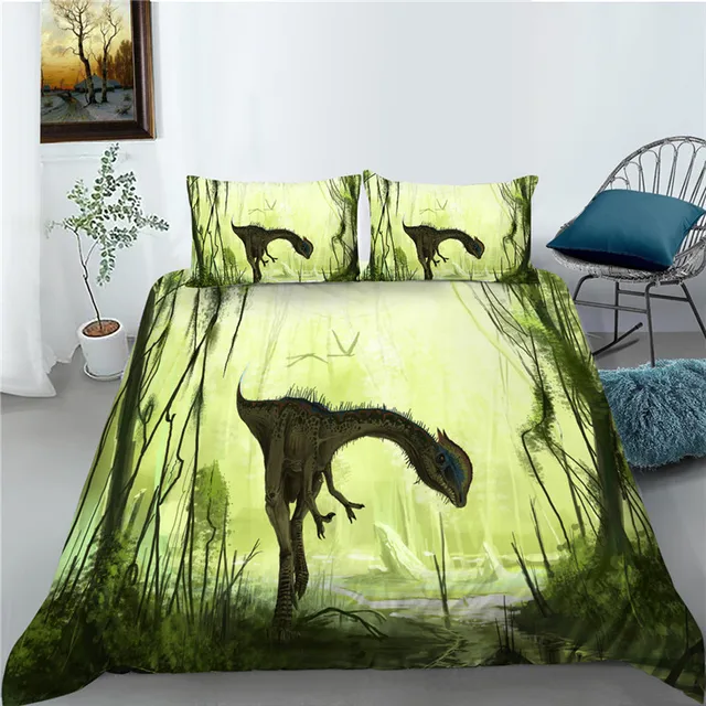 3D Duvet Cover Set Dinosaur Print 