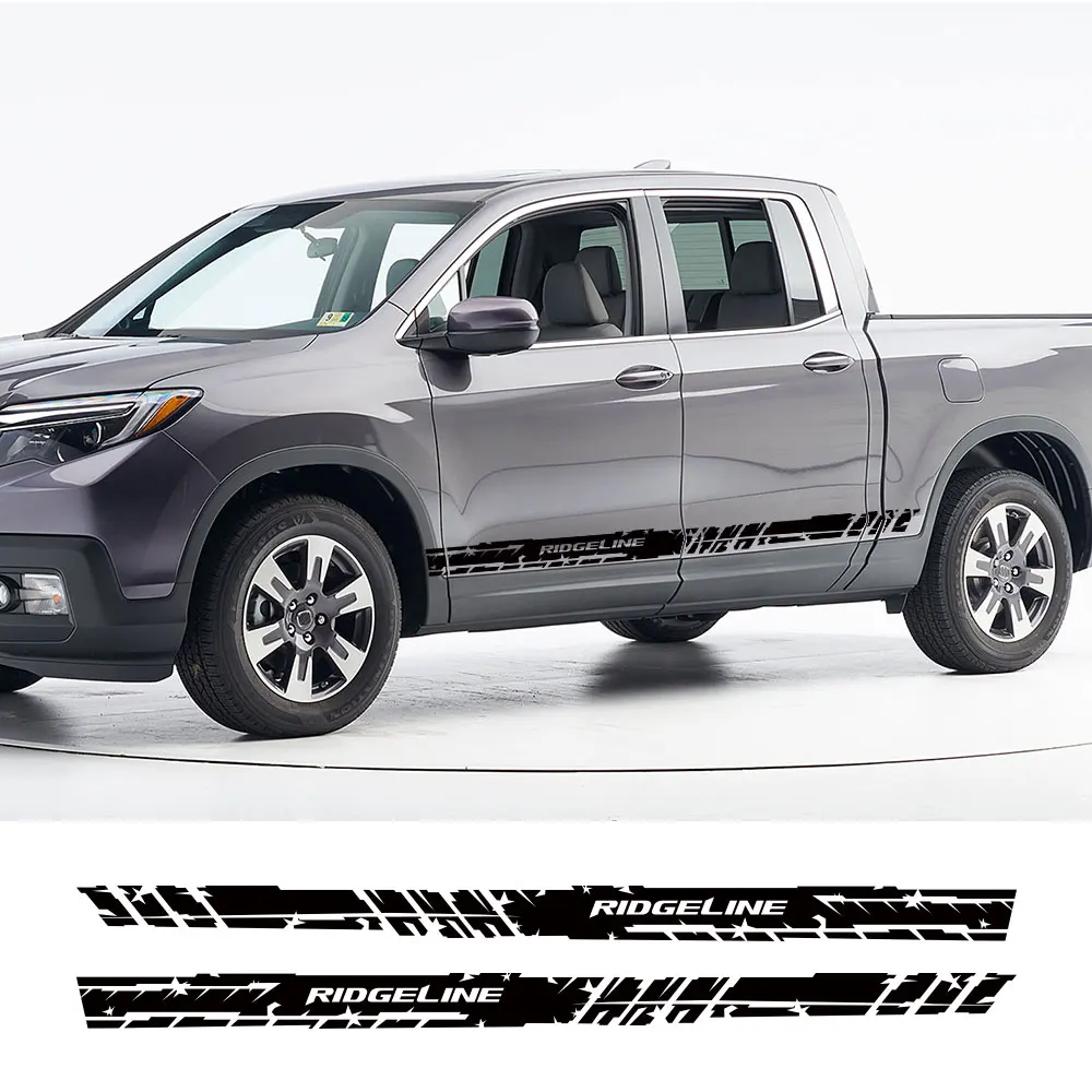 Наклейки в полоску для двери автомобиля Honda Ridgeline виниловые декоративные
