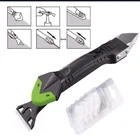 Новый креативный 5 в 1 силиконовый инструмент для удаления лака отделочный герметик Гладкий скребок набор инструментов пластиковые ручные инструменты набор аксессуаров