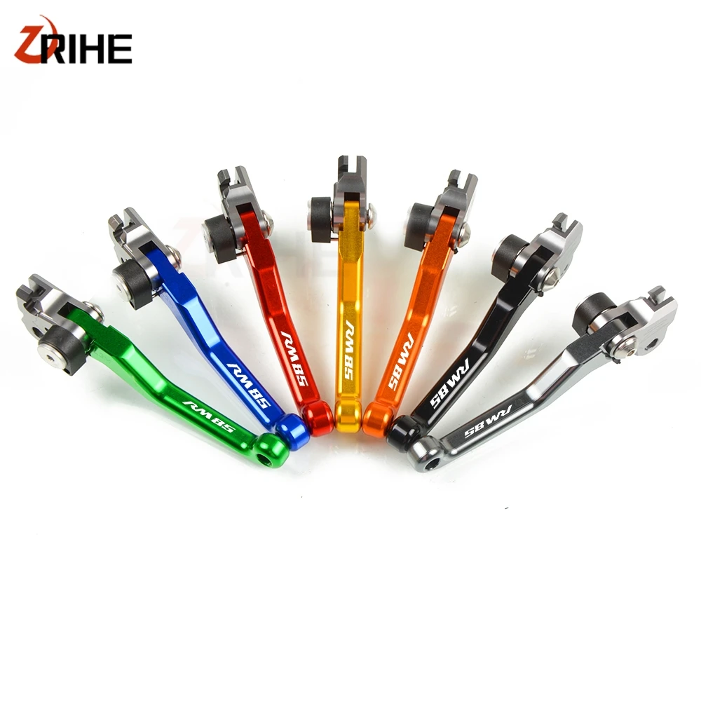 Байк для мотокросса мотоциклетные Поворотные Рычаги сцепления печать SUZUKI RM85 RM 85