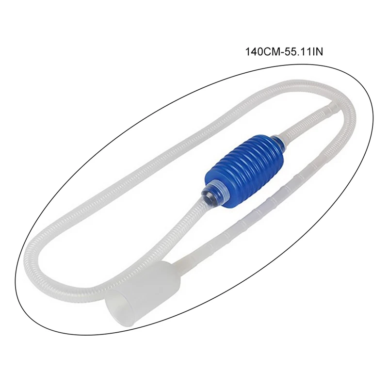 1 шт. аквариумный сифон пластиковый ручной очиститель аквариума пылесос для