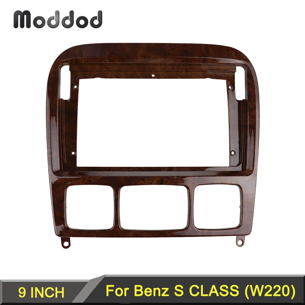 Автомобильный радиоприемник 9 дюймов облицовка для 2006 Mercedes Benz S CLASS W220 комплект