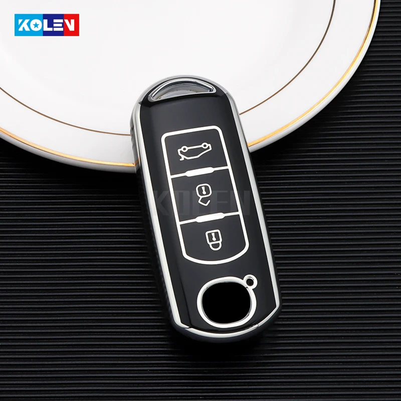 

ТПУ чехол для автомобильного ключа с дистанционным управлением, чехол, оболочка, брелок, брелок для Mazda 2, 3, 6, Atenza, Axela, Demio, CX-5 CX5, Φ, CX7, CX8, аксессуары для телефона