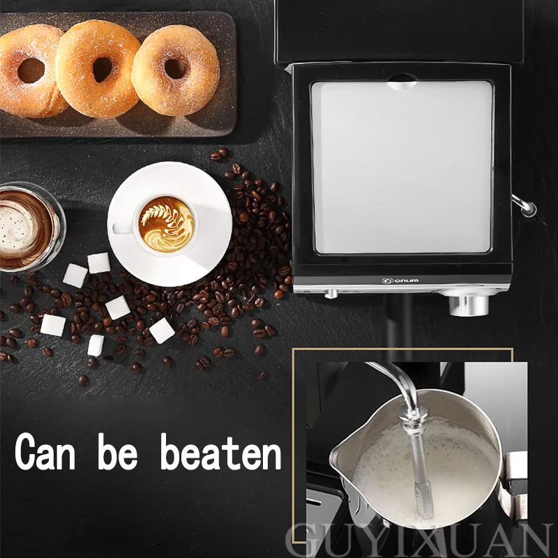 

Commercial stainless steel coffee machine domestic coffee machine Italian semi-automatic coffee machine milk foam machine