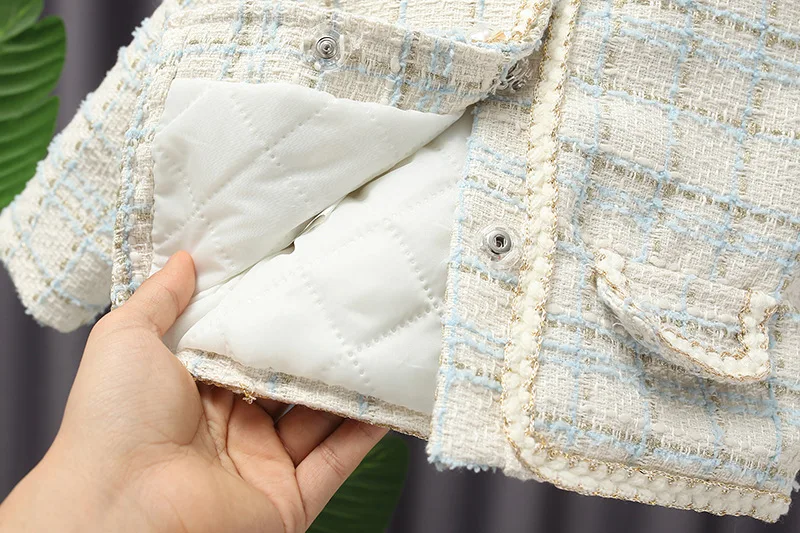 

Brand New Girls Baby Elegant Clothing Set Cotton Padded Winter Warm Princess 2pcs Suits,toddler Infant Sweet Girl Clothes Sets