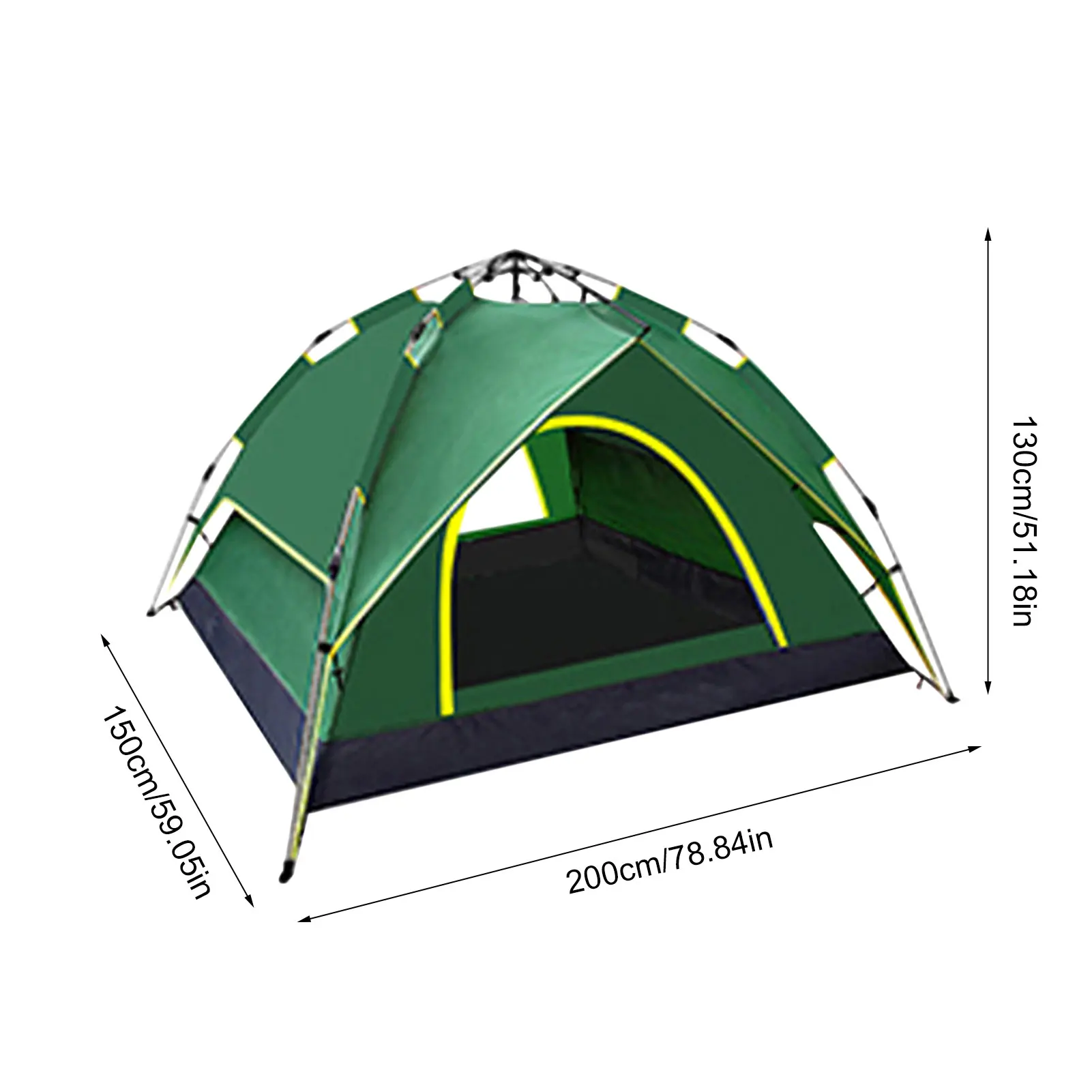 

Throw Pop Up Tent Summer Beach Outdoor Automatic Tents Double Layers Large Family Tent Waterproof Camping Hiking Tent