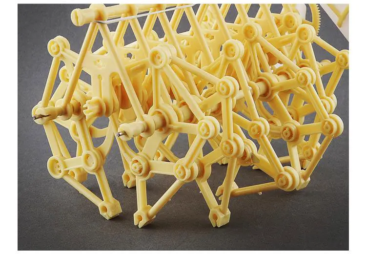 Новые творческие головоломки ходьба 3D DIY сборка strandbeest мощная модель ветросиловой комплекты ходунков робот игрушки Дети Мальчики Подарки