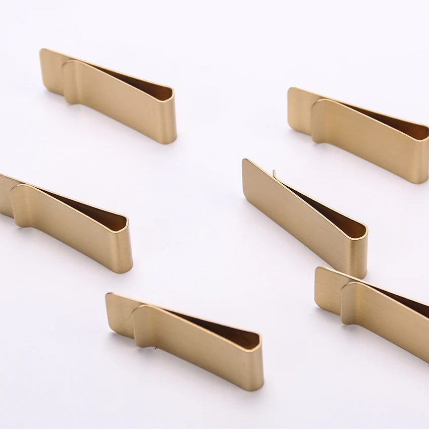 1 шт. Высокое Качество Латунный металлический зажим для денег модный простой