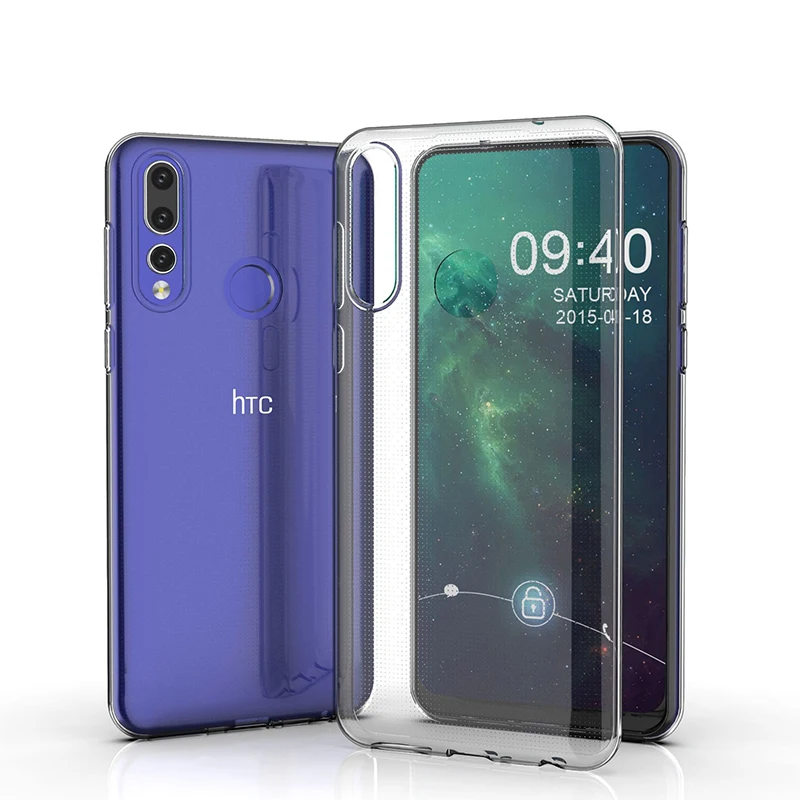 Тонкий мягкий ТПУ гелевый силиконовый прозрачный чехол накладка для HTC U19 Plus / U19E