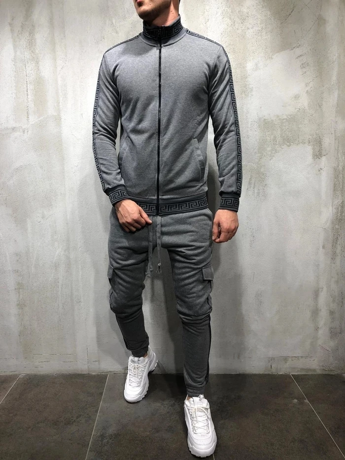 Litthing спортивный костюм на молнии мужской комплект из 2 предметов мужская одежда с