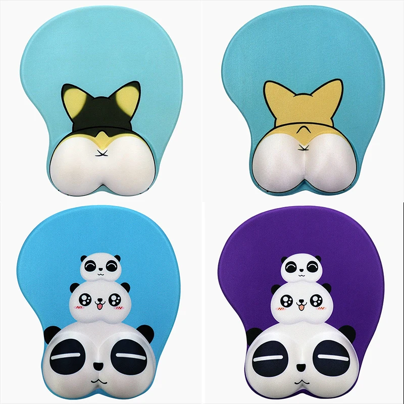 

Удобный маленький коврик для мыши с ремешком, форма ног, Женский коврик для мыши, компьютерный игровой коврик для мыши, креативный мягкий ко...