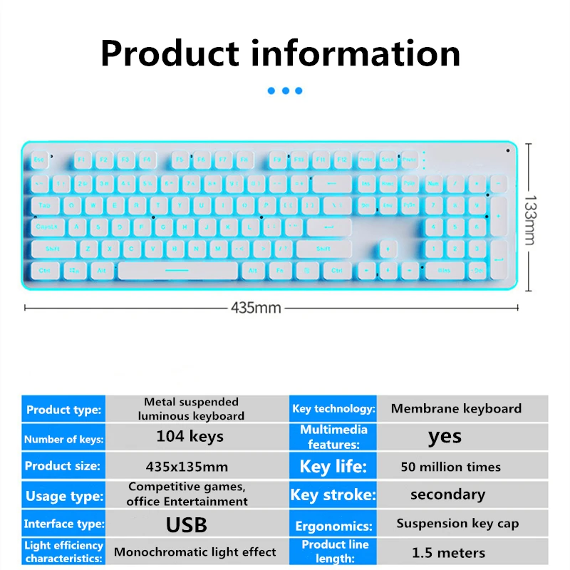 pqpyc ultra thin manipulator keyboard with wired lighting rgb backlight gaming keyboard standard 104 chocolate buttons free global shipping