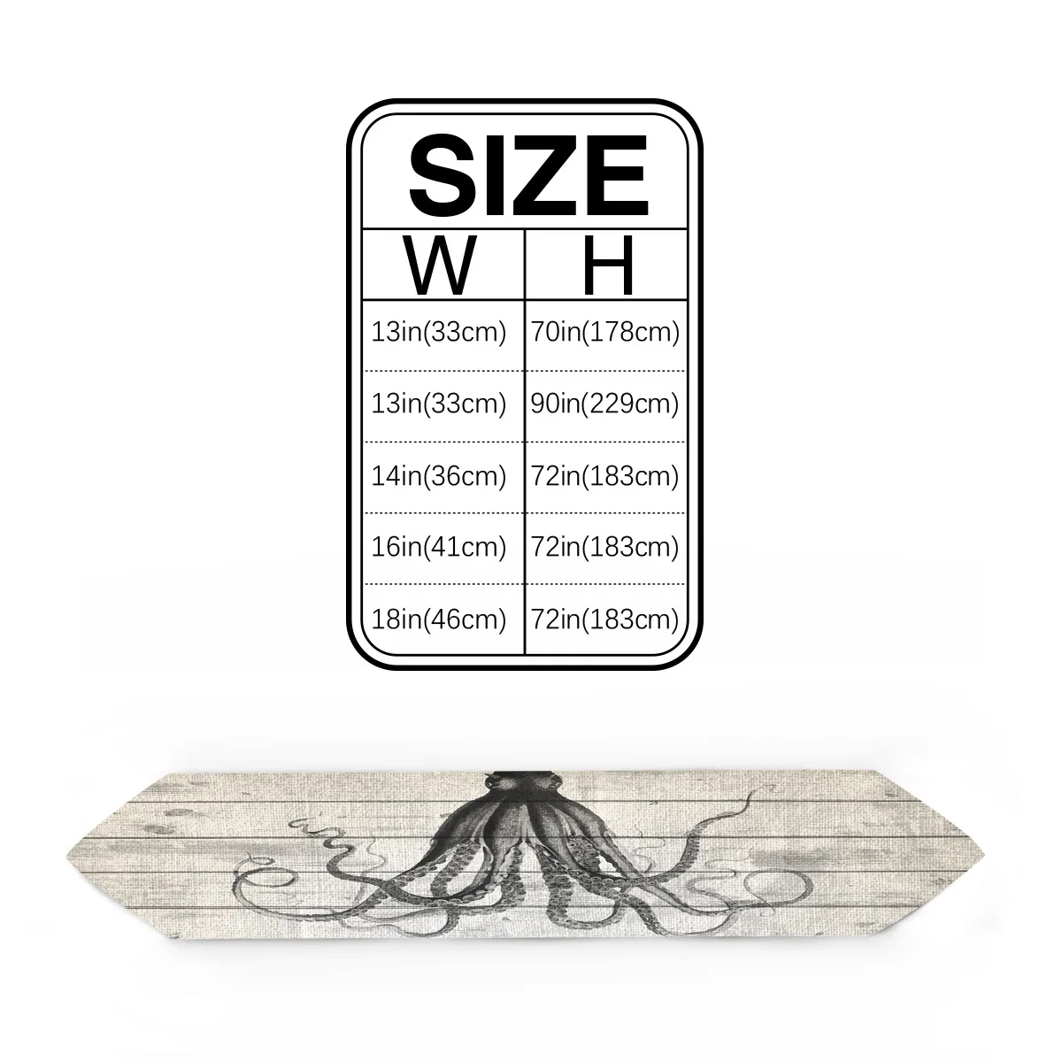 Современные скатерти в виде осьминога винтажная доска деревянные морском стиле