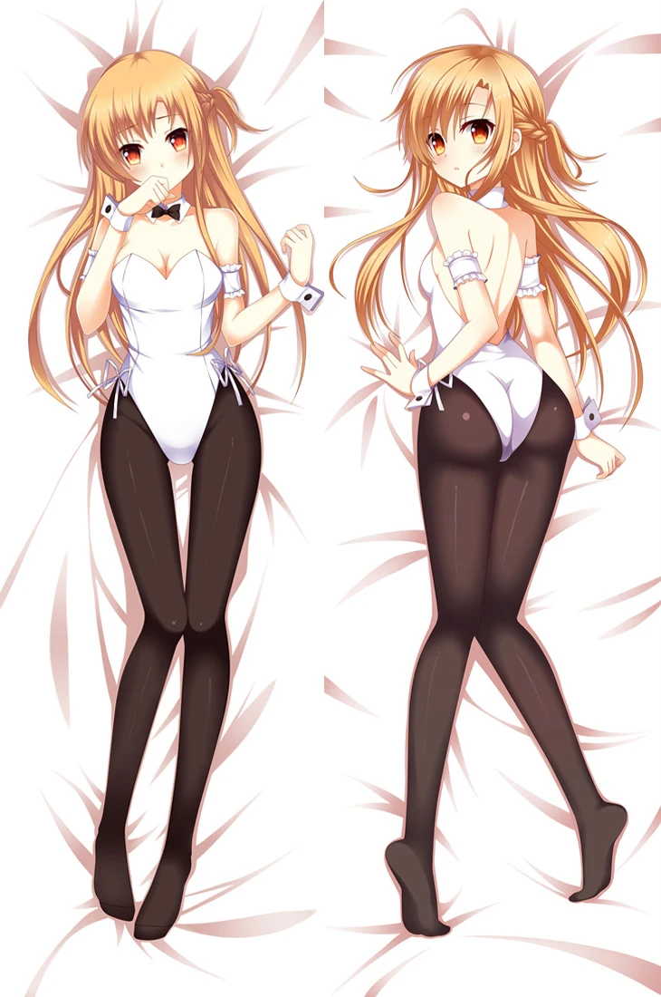 Аниме Dakimakura тело меч искусство онлайн 150x50 см 100x35 см наволочка манга 1