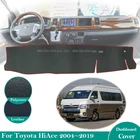 Для Противотуманные фары для Toyota HiAce Commuter RegiusAce Mazda Bongo 2004  2019 анти-скольжения кожаный коврик панельная крышка приборной аксессуары