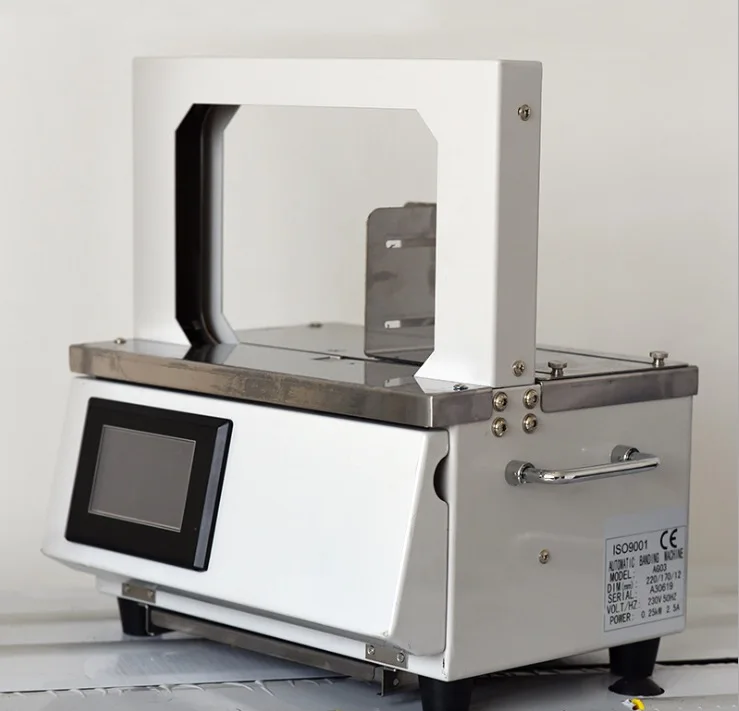 AG03-12 110V/220V Automatic Desktop PP Belt Carton Box Banding Machine Strapping 12MM | Инструменты