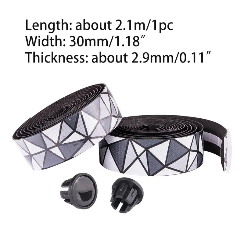 

Road Bike Bicycle Handlebar Bar Tape EVA Anti-Slip Sweat Absorption Handle Wraps 24BD