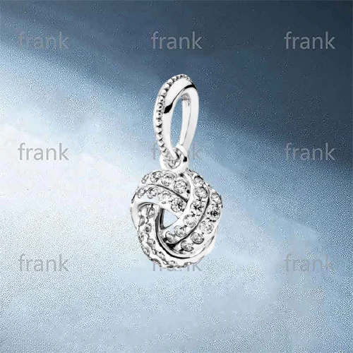 

2021 New Super Bright Winding Unique Exquisite Charm Sterling Silver Pendant 390385CZ