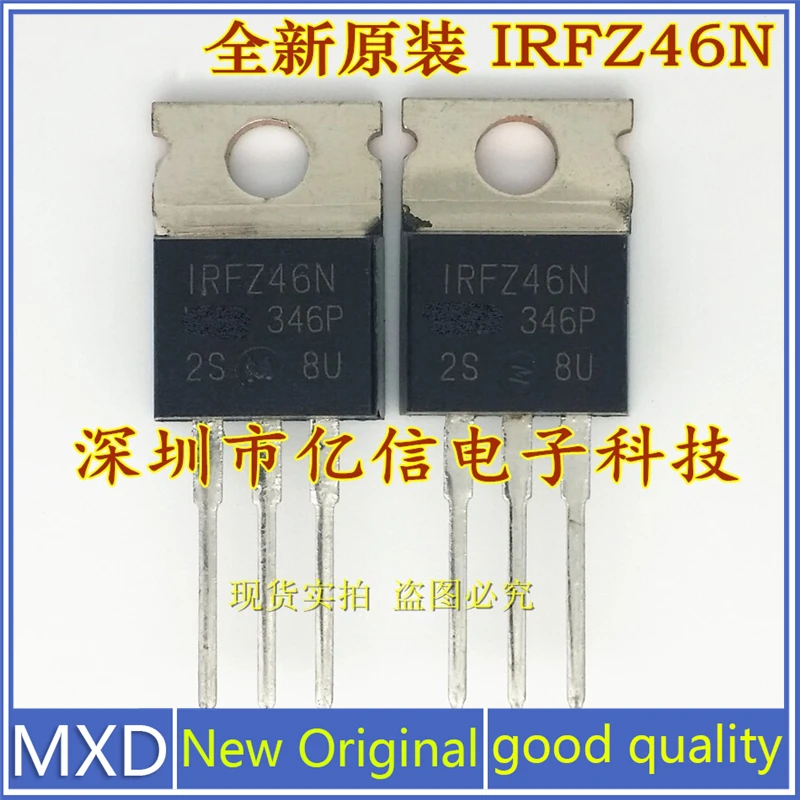 5 шт./лот новый оригинальный IRFZ46N Z46 полевой эффект Mostube 53A/55V TO-220 хорошее качество -