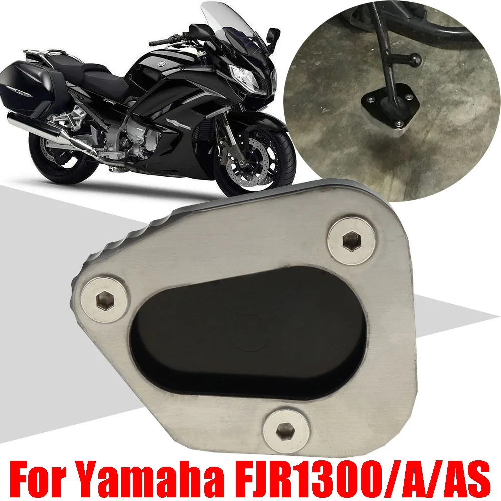 

For Yamaha FJR1300 A AS FJR1300A FJR 1300 Accessories Motorcycle Kickstand Foot Side Stand Enlarger Extension Pad Support Plate
