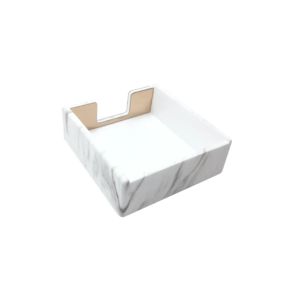 Мраморный держатель для записей золотые самоклеящиеся блокноты кубические